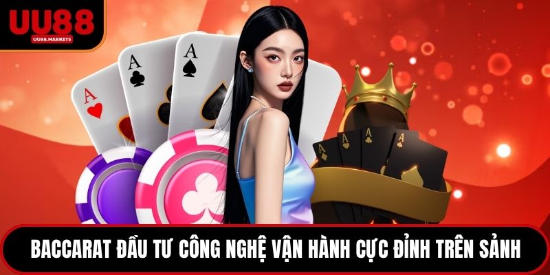 Baccarat đầu tư công nghệ vận hành cực đỉnh trên sảnh